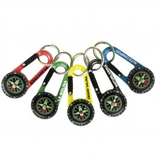 LLAVERO MOSQUETÓN BRÚJULA